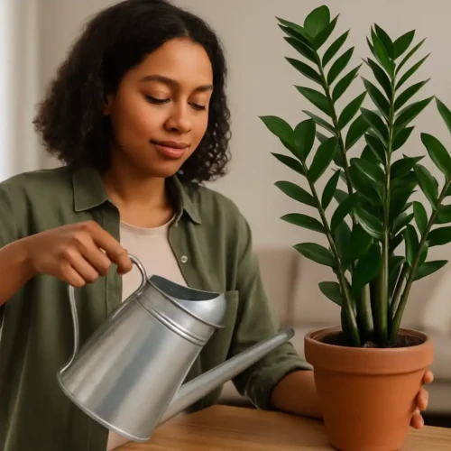 Zamioculca 5 erros de rega que parecem inofensivos mas podem apodrecer as raízes sem aviso