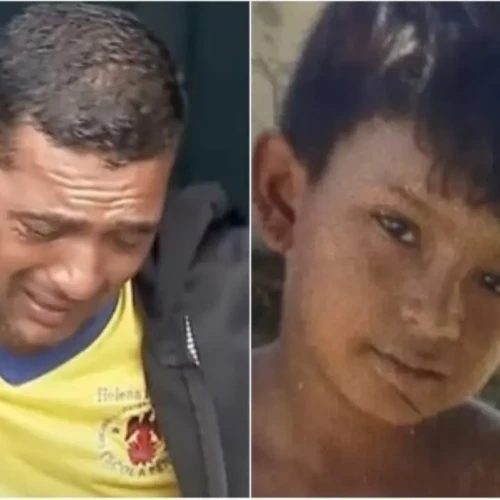 Pai agiu sob emoção ao ver menino morto por motorista alcoolizado Foto reprodução redes sociais