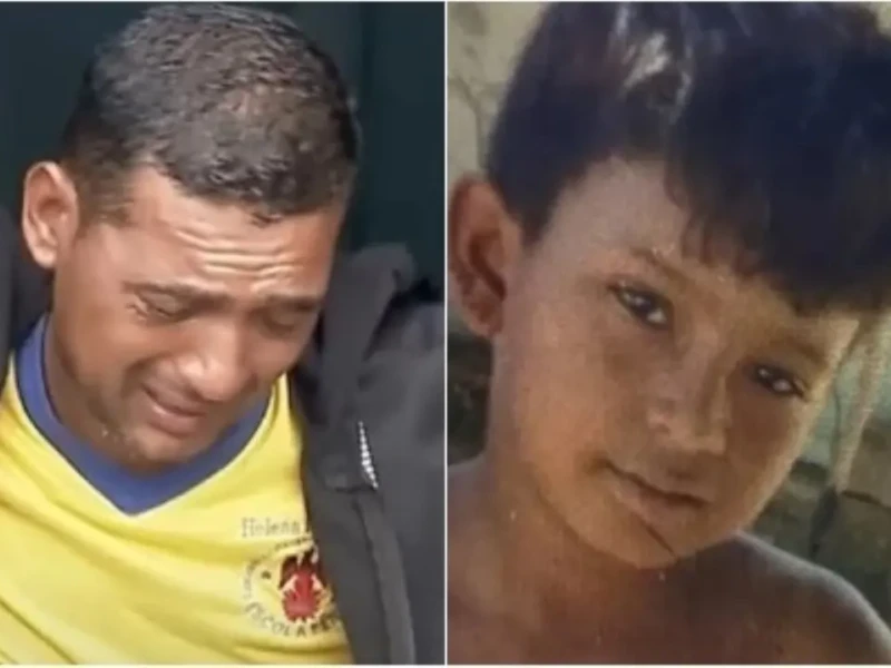 Pai agiu sob emoção ao ver menino morto por motorista alcoolizado Foto reprodução redes sociais