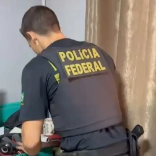 Operação contra suspeito de comprar R$ 10 mil em notas falsas em Jataí Foto divulgação PF