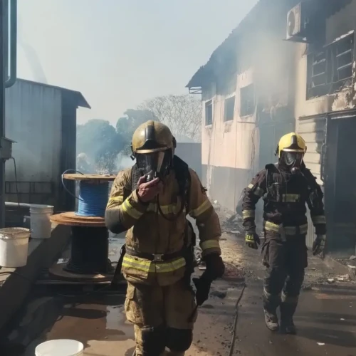 Incêndio em depósito de líquido inflamável mobiliza bombeiros em Goiânia