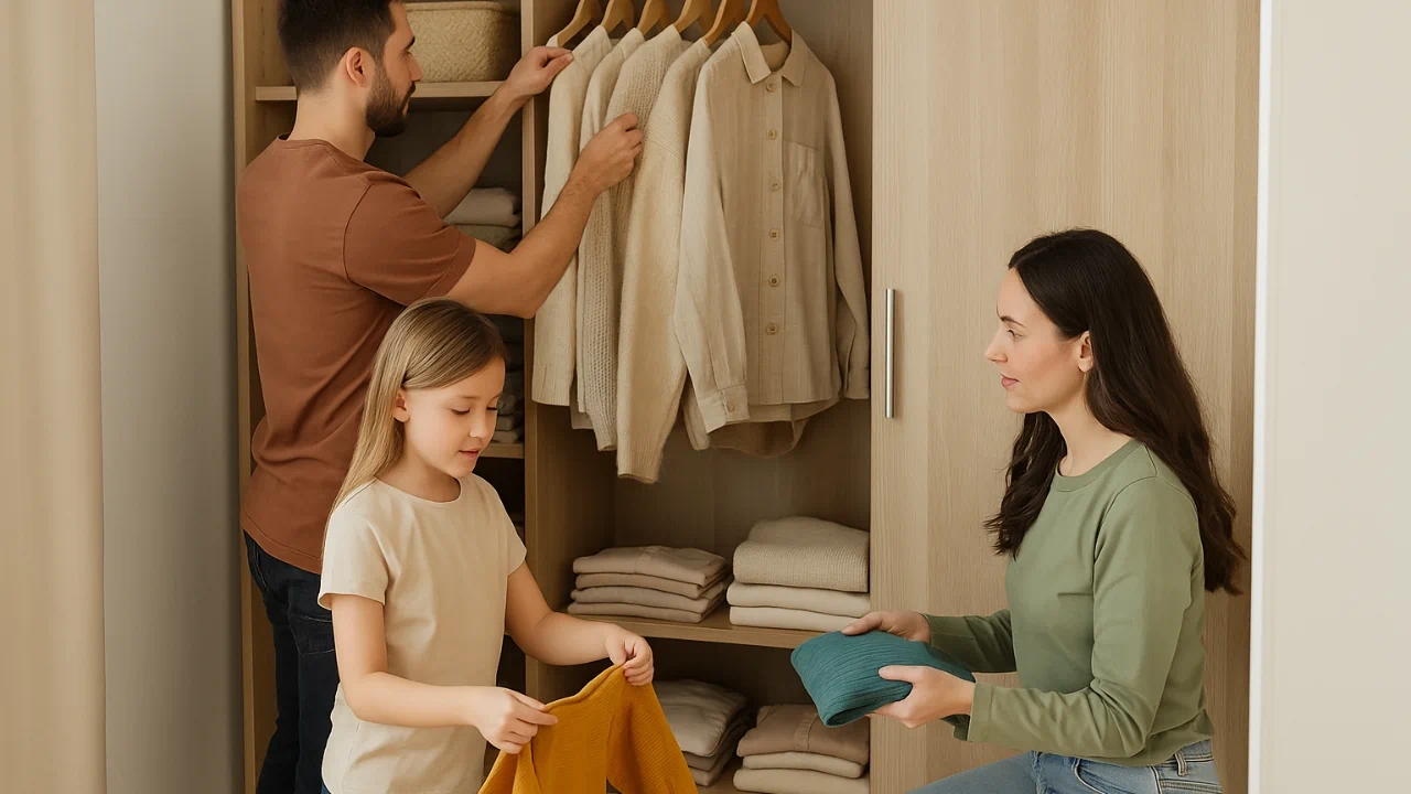 Famílias estão mantendo o guarda-roupa em ordem por mais tempo com 7 formas práticas reveladas-1280x720