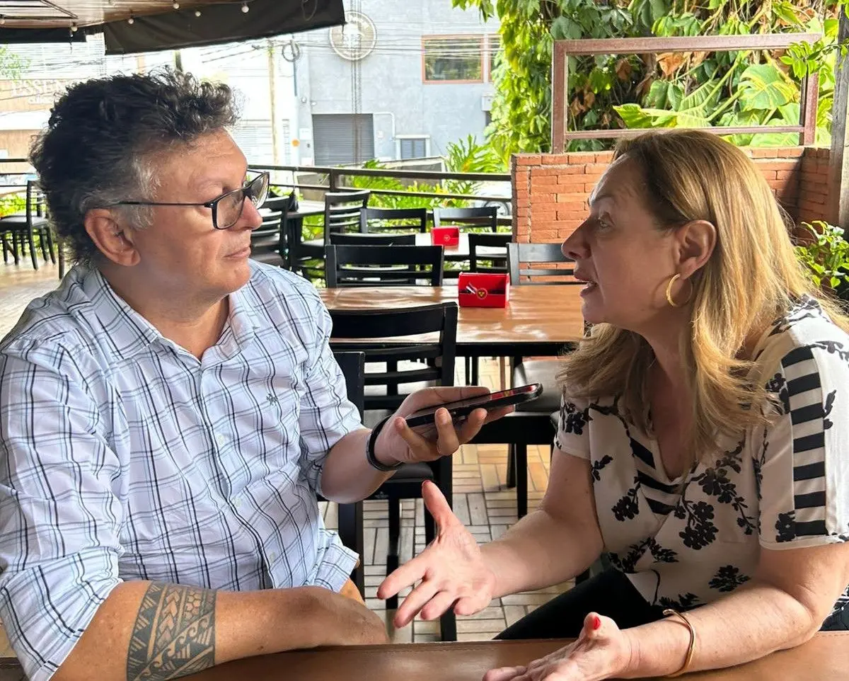 Adriana em entrevista ao DG