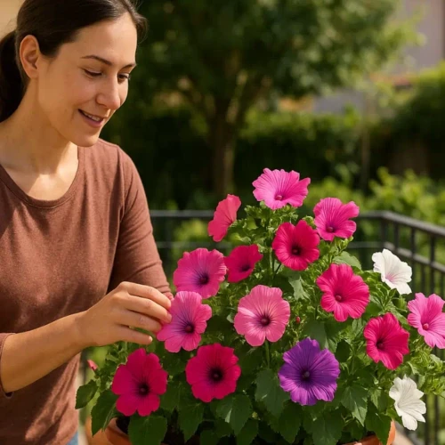 Famílias estão mantendo lavateras coloridas em varandas e pátios com 7 estratégias que transformam o ambiente-1280x720 (1)