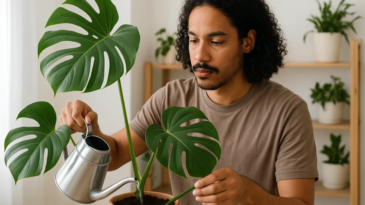 Brasileiros estão travando crescimento da costela-de-adão por 7 erros de rega silenciosos e fatais