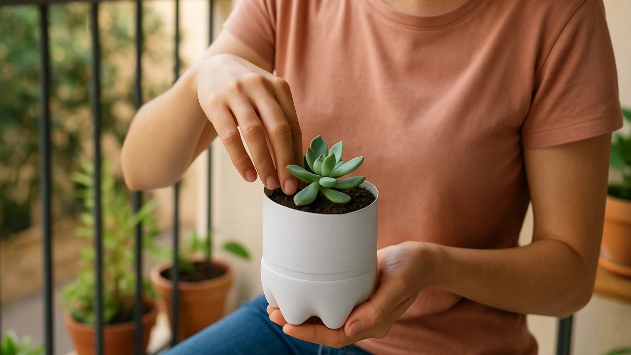 Decoração sustentável como transformar garrafas pet em suportes criativos para plantas