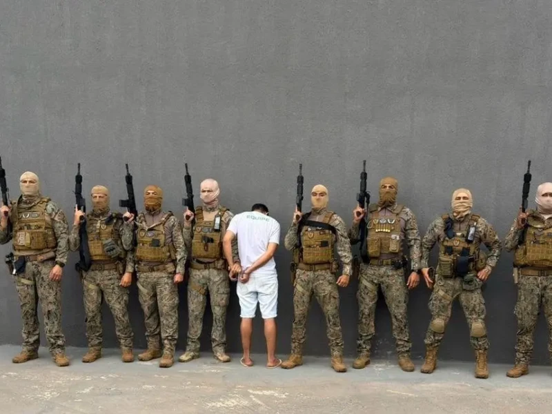 Grupo de Operações Penitenciárias Especiais da DGPP prendeu Jhonathan nesta segunda Foto DGPP