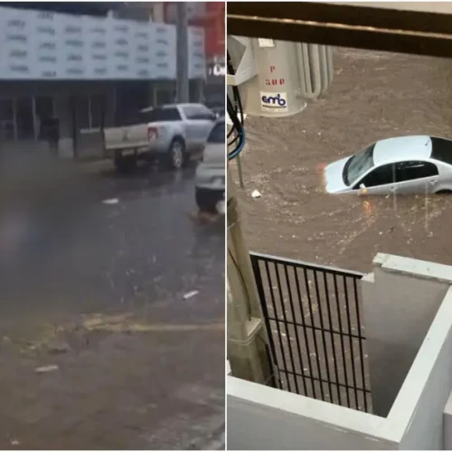 Temporal provoca estragos em vários pontos de Goiânia e deixa uma vítima fatal