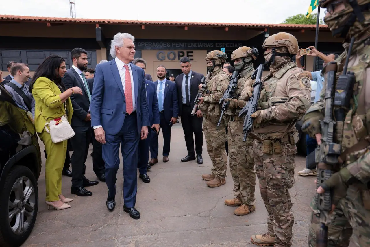 Caiado apresenta modelo penitenciário goiano a deputados e defende PEC da Segurança Pública