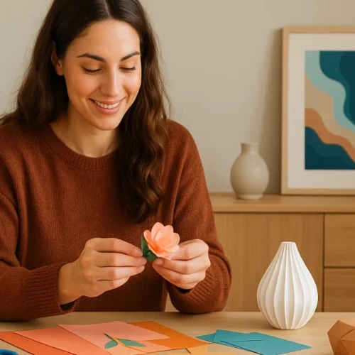 6 ideias de artesanato DIY com papel que criam peças decorativas simples e modernas