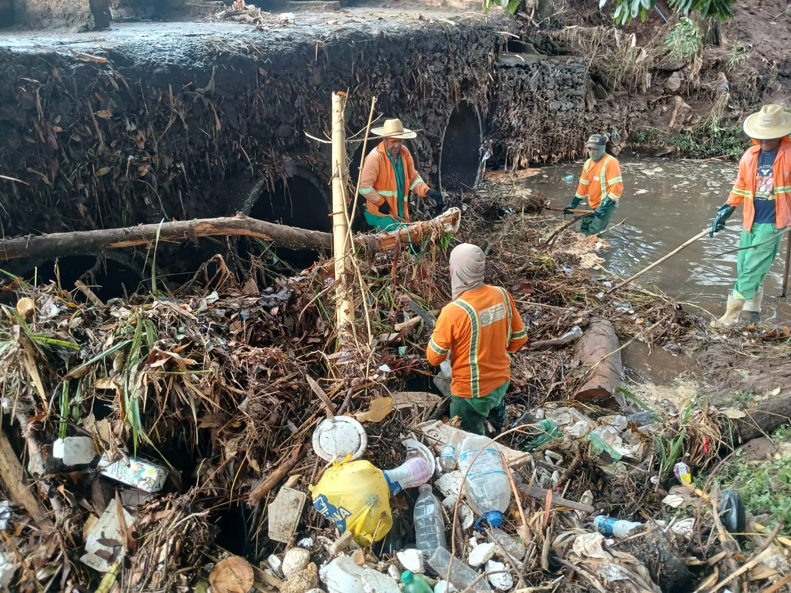 Comurg realiza limpeza nos leitos dos rios em Goiania_Luciano Magalhaes Diniz