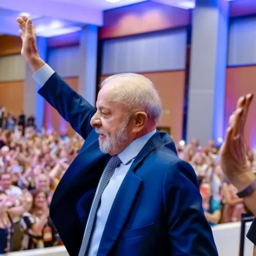 Lula e Janja na abertura da Conferência Nacional de Políticas para Mulheres - Foto Ricardo Stuckert PR