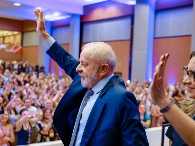 Lula e Janja na abertura da Conferência Nacional de Políticas para Mulheres - Foto Ricardo Stuckert PR