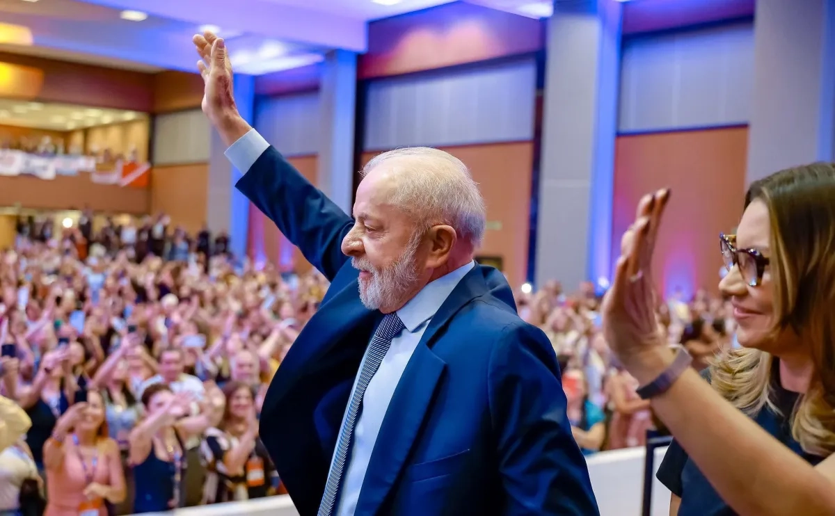 Lula e Janja na abertura da Conferência Nacional de Políticas para Mulheres - Foto Ricardo Stuckert PR
