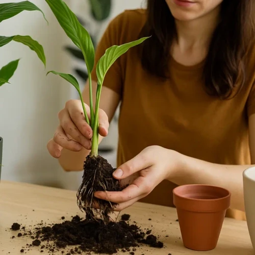 3 técnicas caseiras para multiplicar facilmente mudas de espatifilo gigante