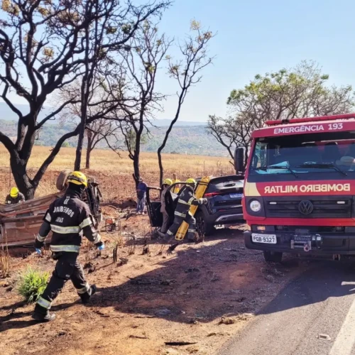 Grave acidente na GO-431 em Pirenópolis deixa um morto e dois feridos