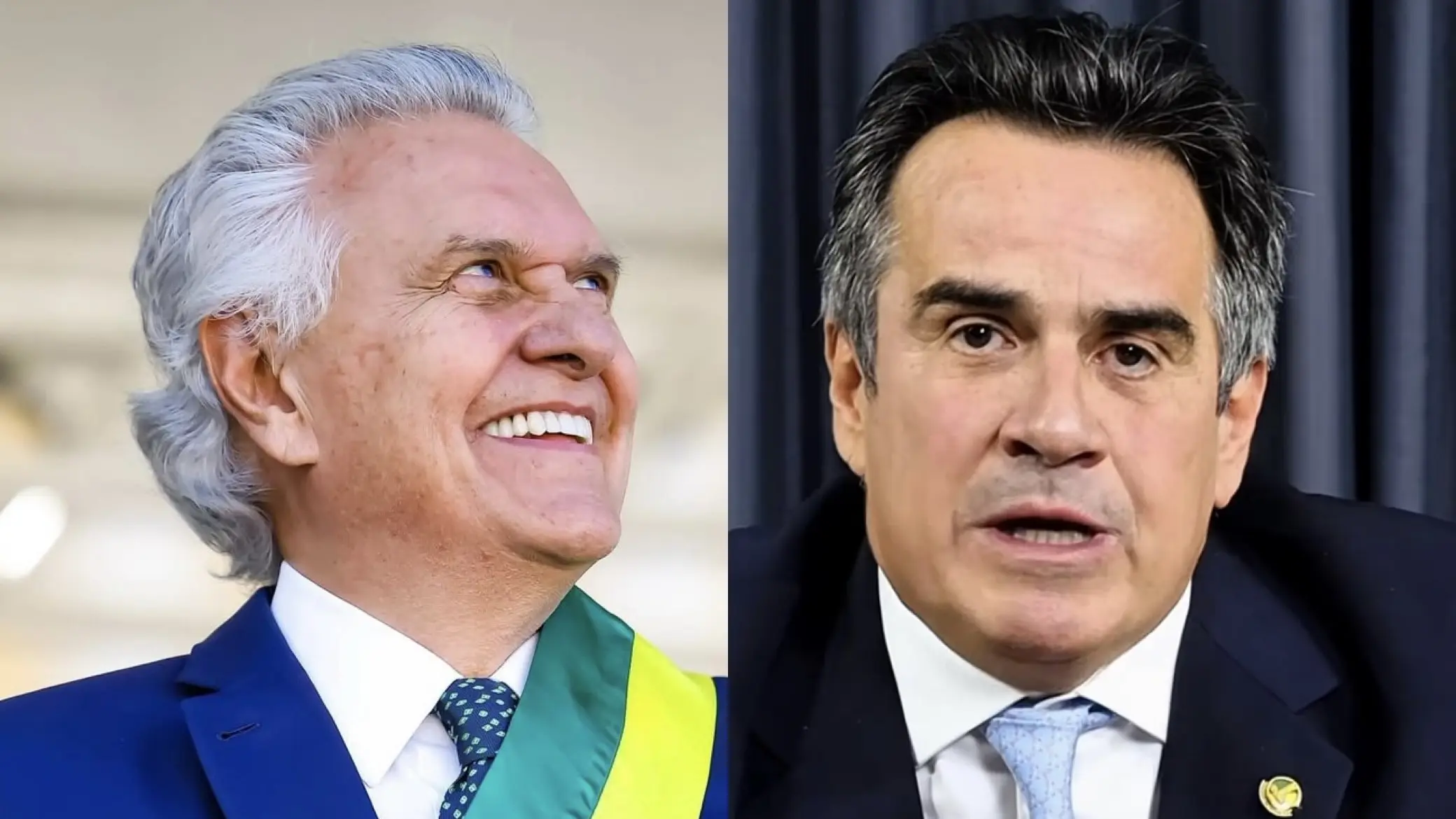 Caiado e Ciro - Reprodução