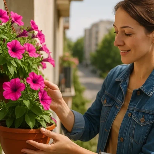 Petúnia em sacadas como garantir cor intensa com luz parcial e adubação leve