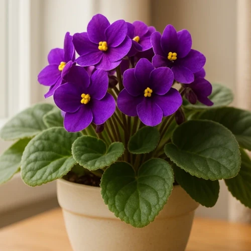 Violeta descubra o melhor local da casa para florir o ano inteiro