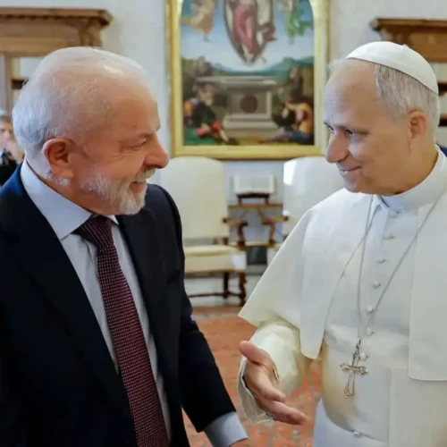 Lula se encontra com Papa Leão XIV no Vaticano - Foto Ricardo Stuckert PR