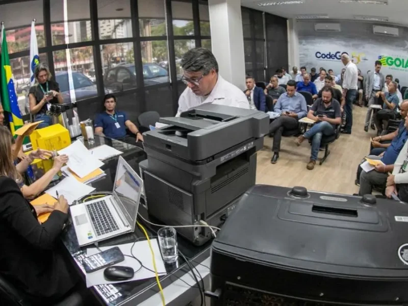 Atendimento dos interessados em área no Dianot Foto divulgação Codego