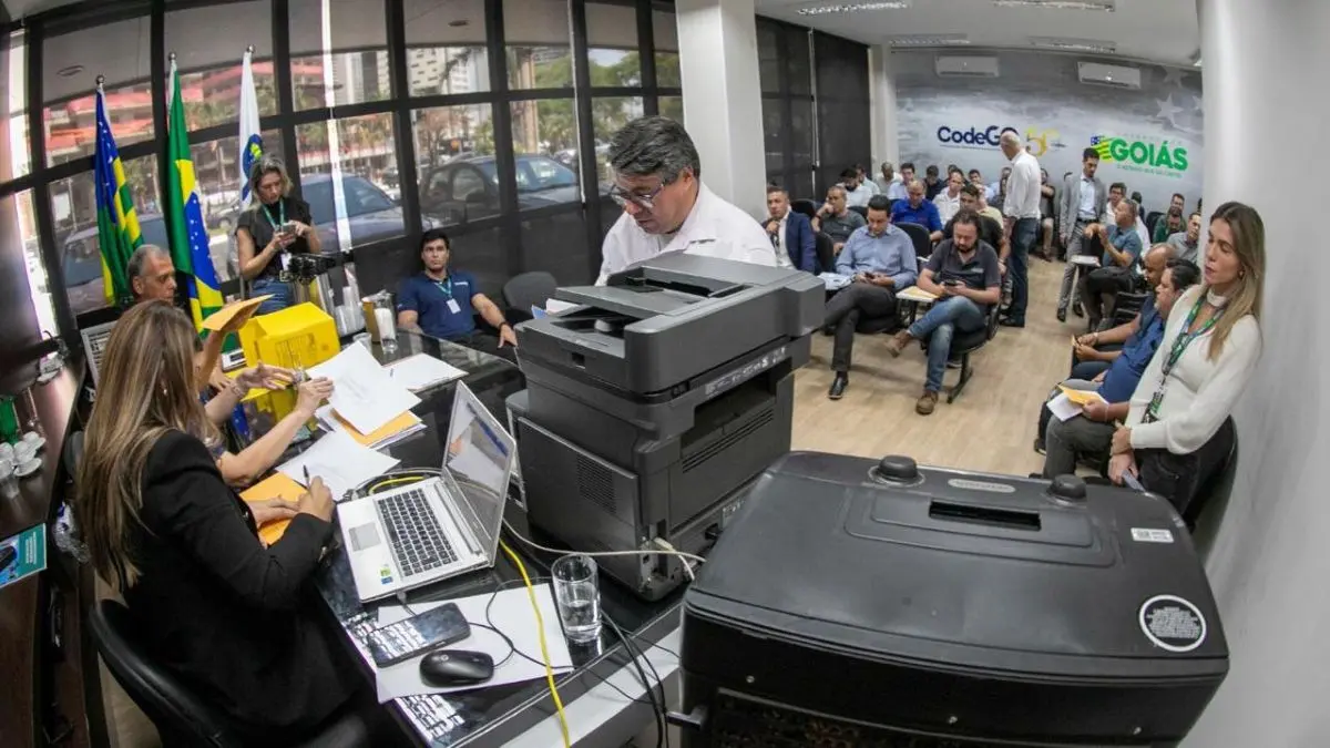 Atendimento dos interessados em área no Dianot Foto divulgação Codego