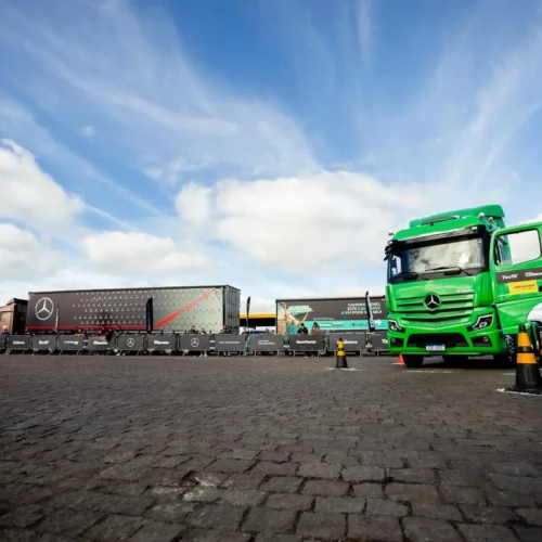 caminhão na pista GDC