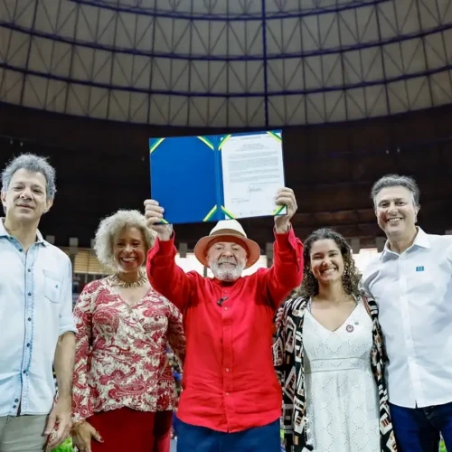 Lula e ministros participam de evento que anunciou ampliação da Rede CPOP - Foto Ricardo Stuckert PR