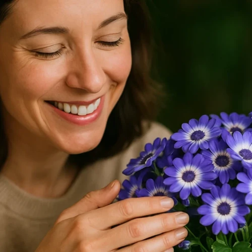 Cinerária 5 passos para flores azuis e lilases perfeitas na sombra