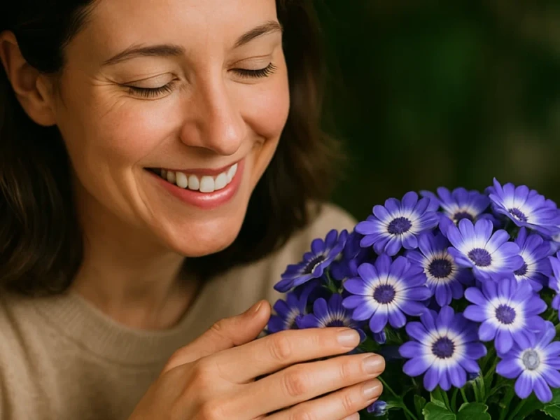 Cinerária 5 passos para flores azuis e lilases perfeitas na sombra