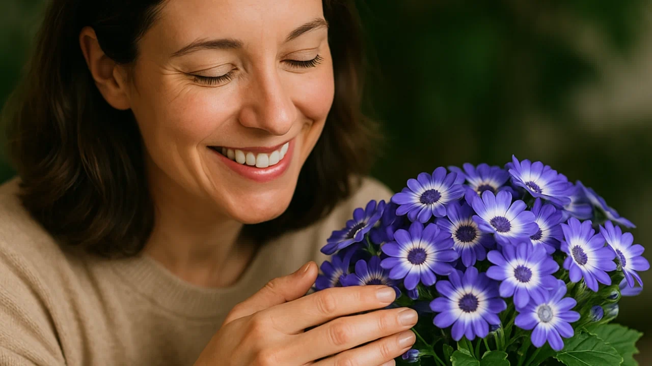 Cinerária 5 passos para flores azuis e lilases perfeitas na sombra