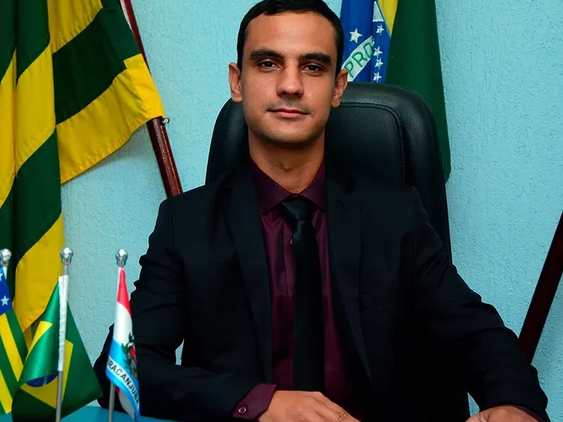 Fernando Silva presidente da Câmara Municipal de Piracanjuba Foto reprodução Câmara Municipal