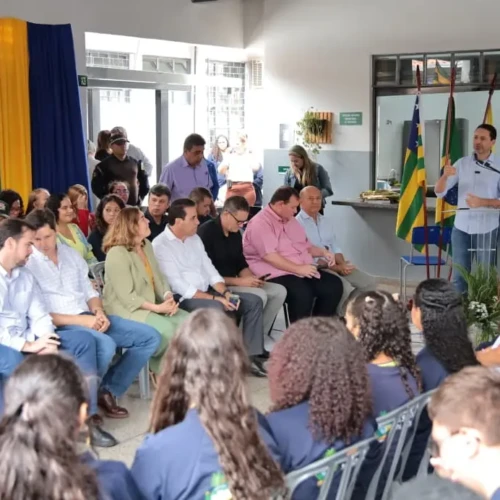 Governo de Goiás e Prefeitura de Aparecida inauguram nova sede do Colégio Itagiba Laureano