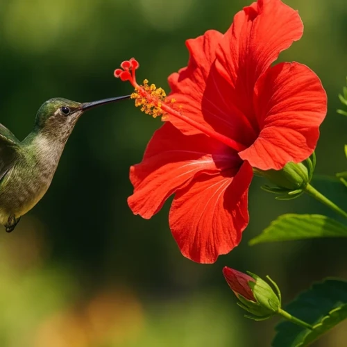 6 motivos para cultivar a flor vermelha que atrai beija-flores