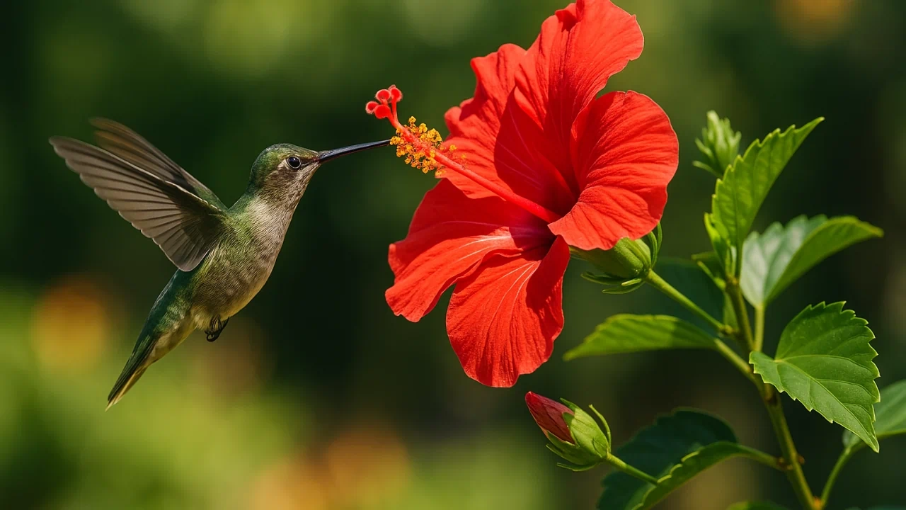 6 motivos para cultivar a flor vermelha que atrai beija-flores