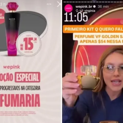 Publicações de Virginia Fonseca com descontos em perfumes da WePink motivam nova manifestação do MP-GO.