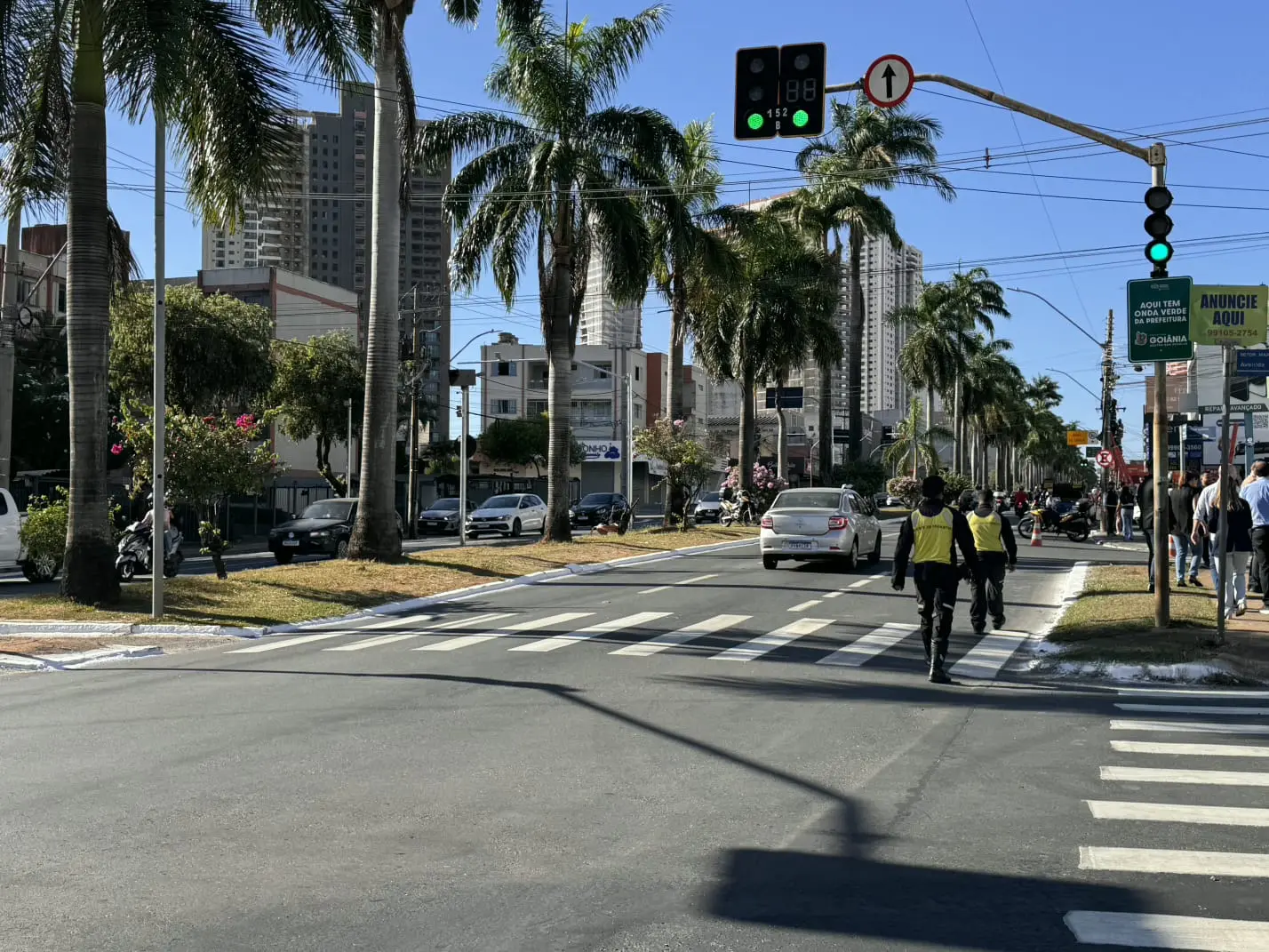 Onda Verde reduz em 30% o tempo de deslocamento na Avenida 85 em Goiânia