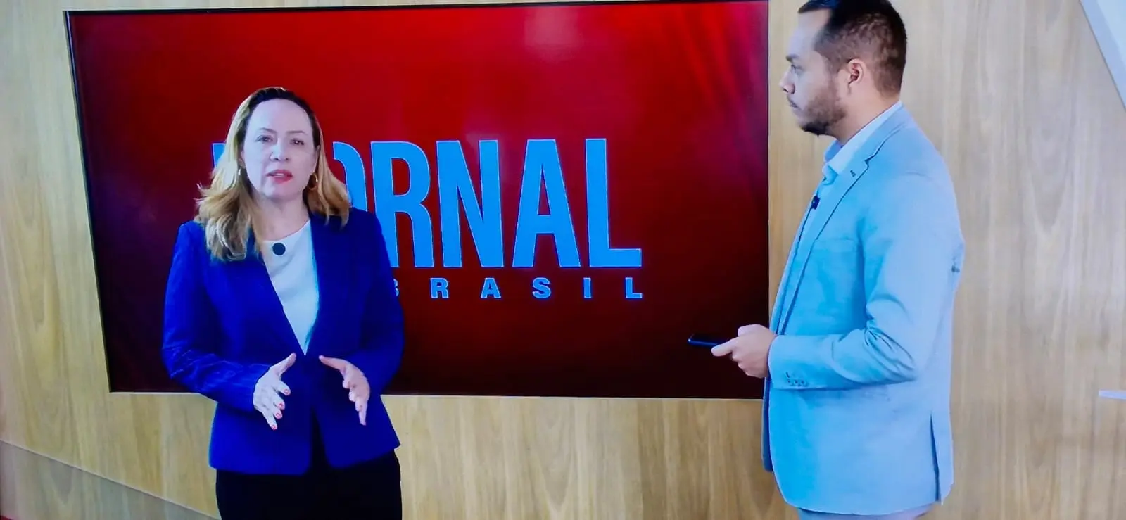 Adriana Accorsi em entrevista à Tv PT Foto Divulgação