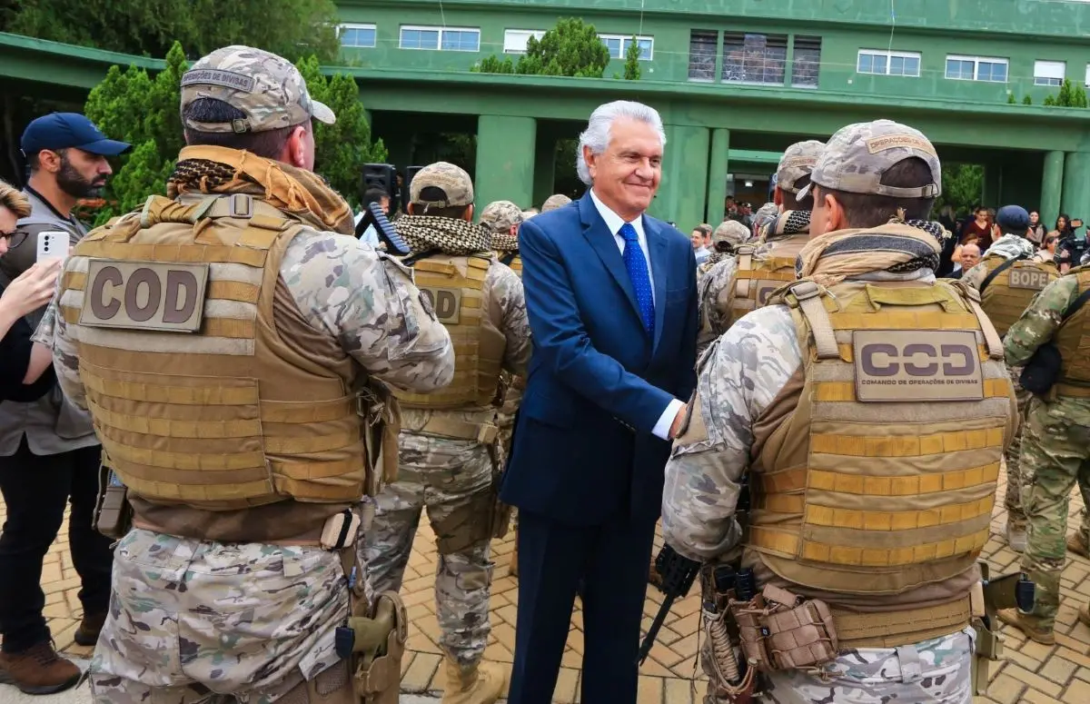 Governador defende emendas no projeto antifacção de Lula Foto Secom Goiás