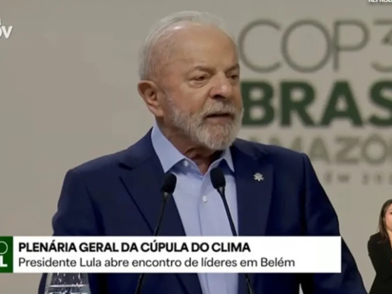 Lula abre Cúpula do Clima que antece COP 30 Foto reprodução