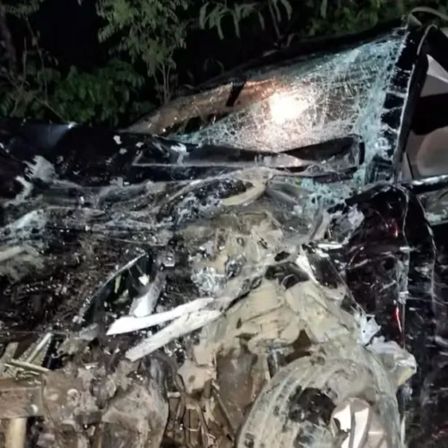 Cinco pessoas da mesma família morrem em colisão na GO-230, em Padre Bernardo
