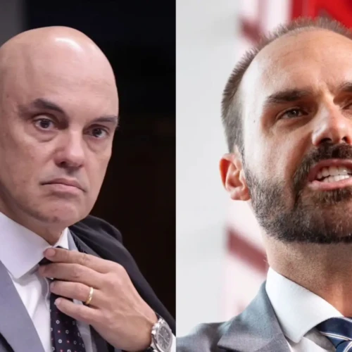 Moraes vota para tornar Eduardo Bolsonaro réu por articular sanções dos EUA contra o Brasil e pressionar STF