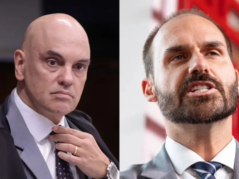 Moraes vota para tornar Eduardo Bolsonaro réu por articular sanções dos EUA contra o Brasil e pressionar STF