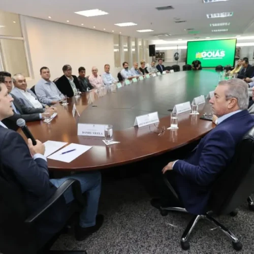 GT fez primeira reunião nesta segunda-feira - Foto Jota Eurípedes Secom Goiás