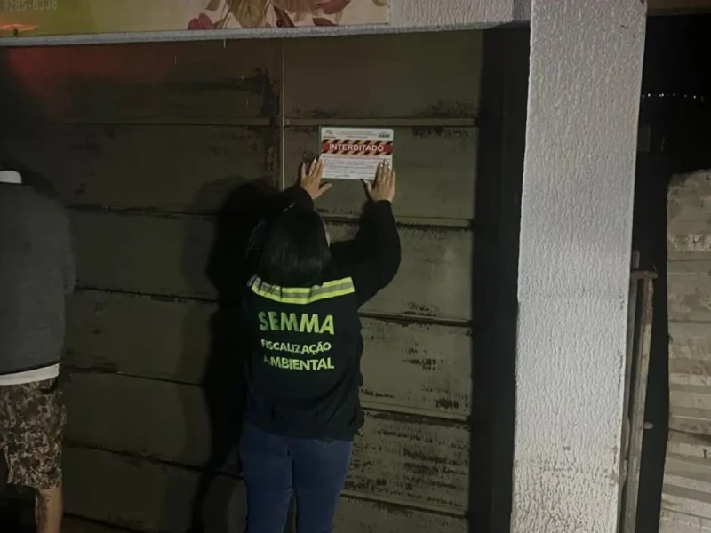 Fiscais interditaram estabelecimentos infratores - Foto Semma Aparecida