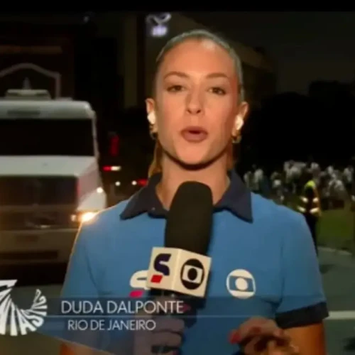 Duda Dalponte jornalista Foto reprodução redes sociais