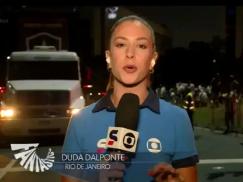 Duda Dalponte jornalista Foto reprodução redes sociais