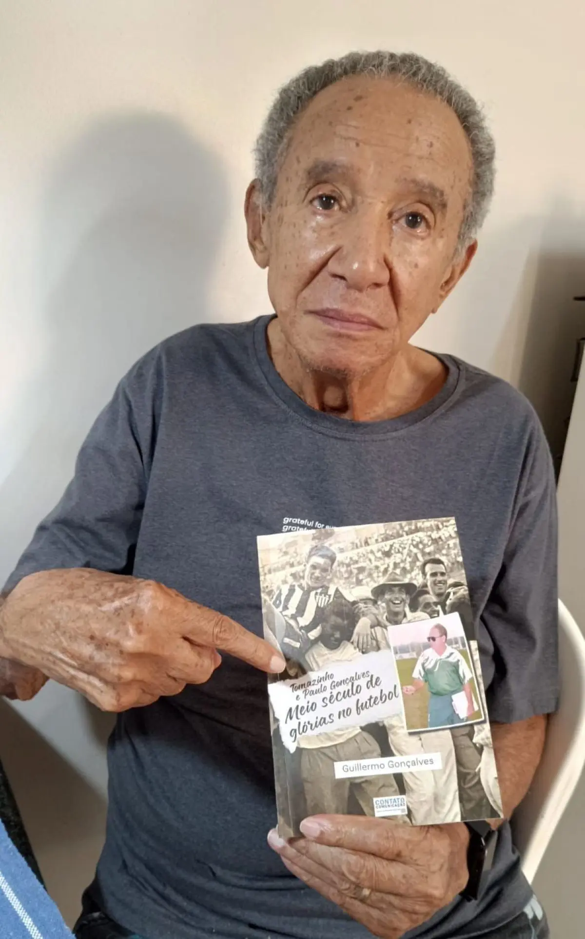 José Gonzaga Ribeiro, um dos modelos do Monumento às Três Raças - Foto arquivo pessoal