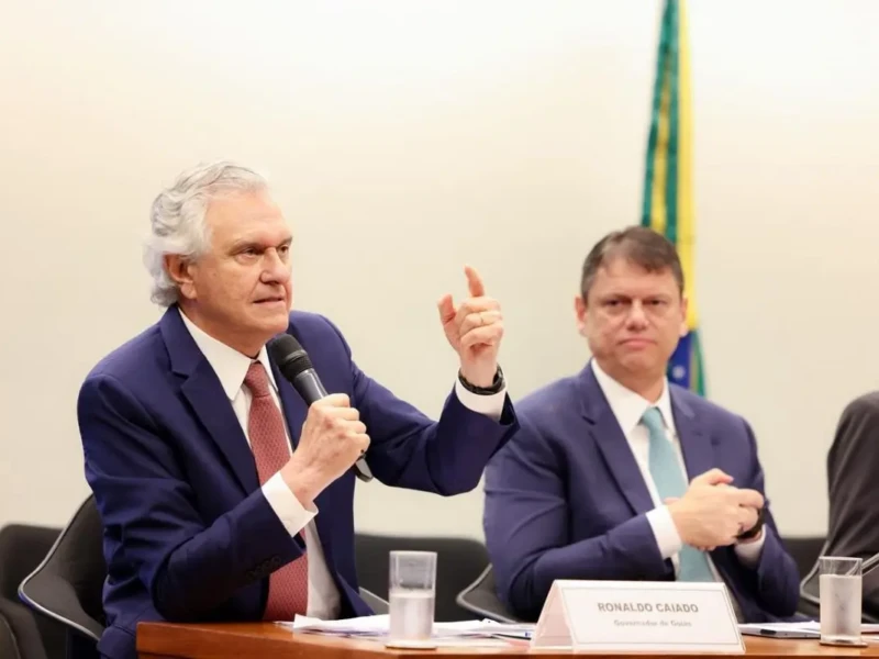 Ronaldo Caiado reiterou as crtíticas à PEC da Segurança na audiência - Fotos Júnior Guimarães