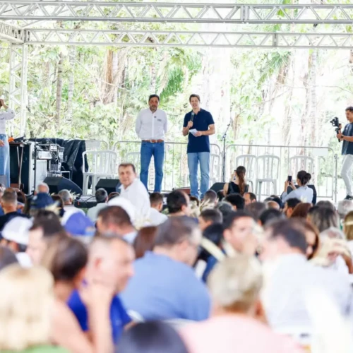 Encontro de lideranças reforça aliança entre Caiado e Daniel Vilela e consolida articulação para 2026